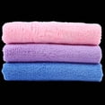 thumbnail image 6 of Soft Absorbent Household Face Towel Baby Bathroom Bath Towel Washcloth(Pink Blue Purple 3pcs), 6 of 8