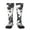 2 Black-2, variant on Black And White Sheeps Thigh High Socks Extra Long Stretchy Sock Women Over Knee High Opaque Stocking Daily Wear