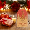 thumbnail image 3 of relayinert 100pcs Christmas Hangtags Decorative Paper Tags Christmas Tree Labels for Wrapping Decor, Type 6, 3 of 9