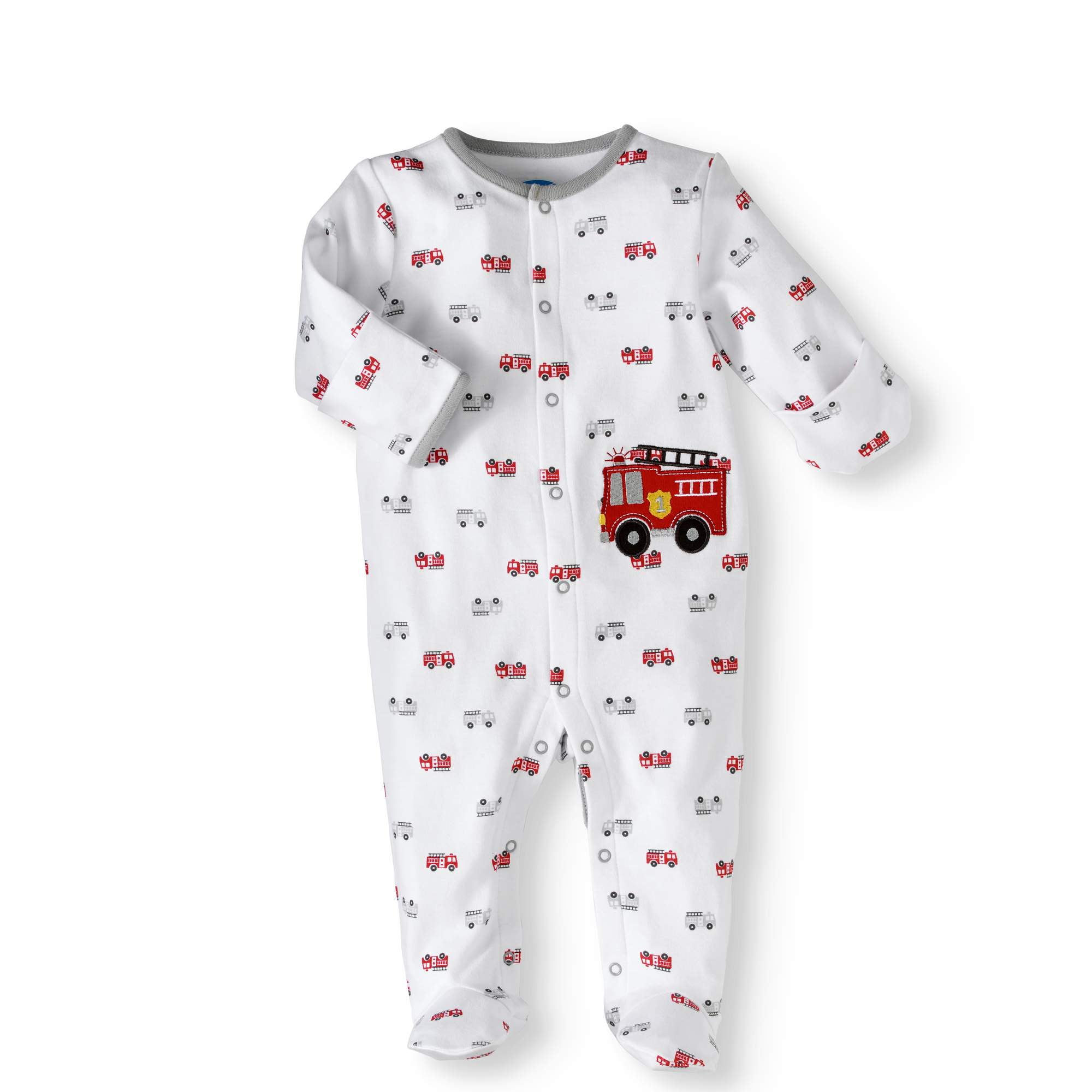 newborn one piece with mittens