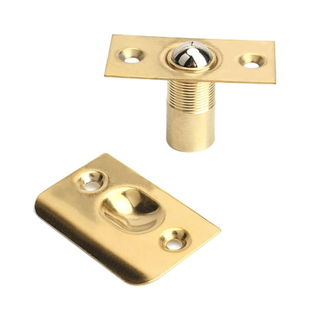 Cerradura de cuentas de puerta de armario de madera invisible con resorte dorado Ehuebsd Libre de BPA