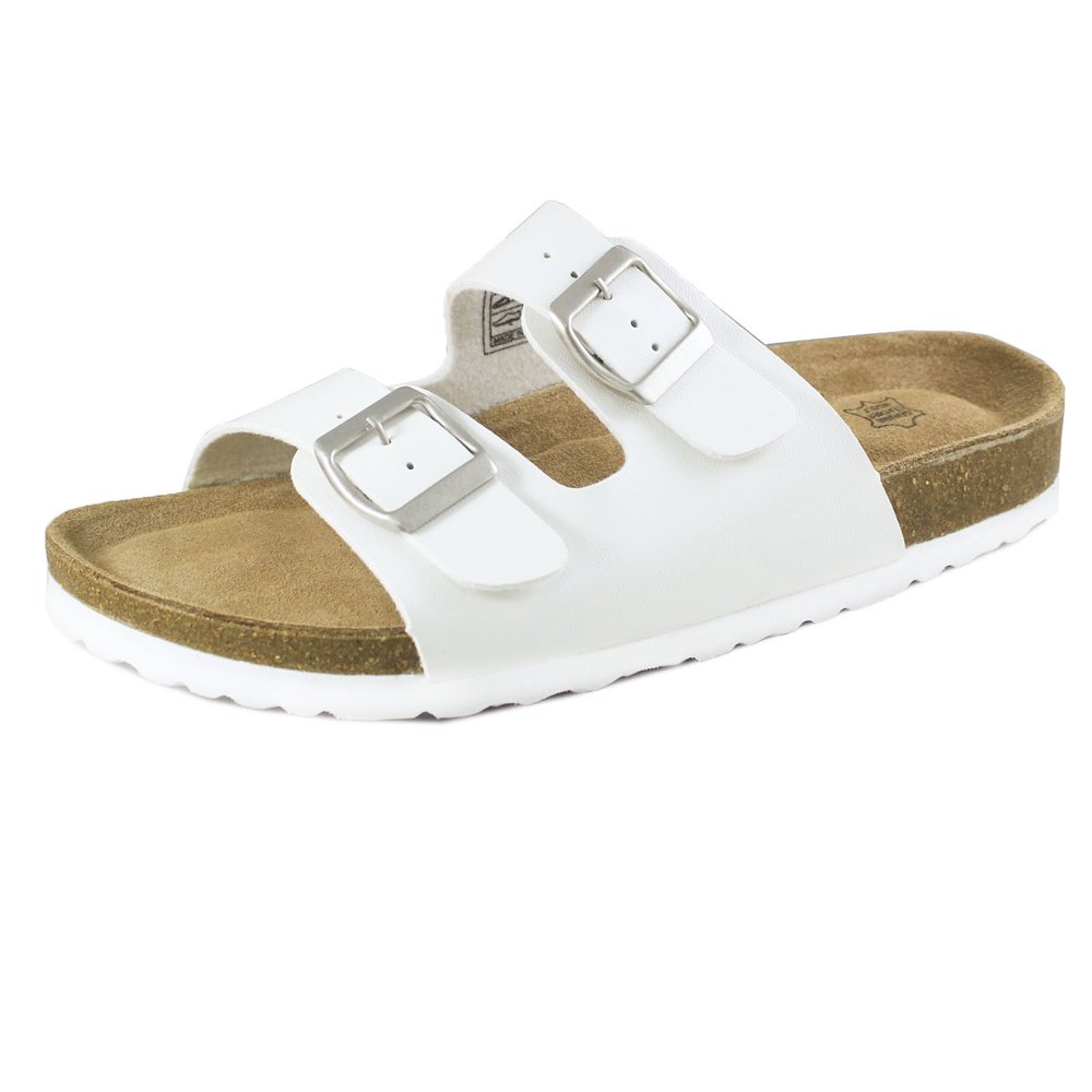 women's casual buckle straps sandals flip flop platform footbed sandals