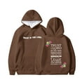 thumbnail image 1 of MEZZALL Sweat à Capuche Sport à Manches Longues Imprimé Mignon Décontracté pour Garçons et Filles, Marron, 9-10 Ans, 1 of 7