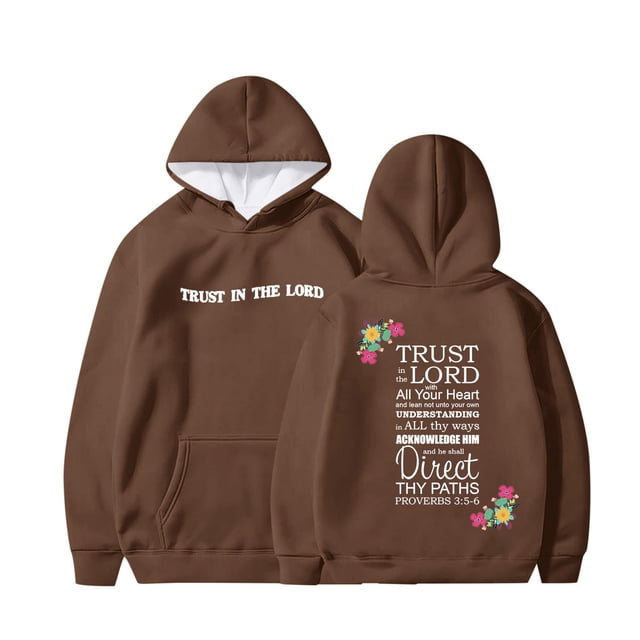 MEZZALL Sweat à Capuche Sport à Manches Longues Imprimé Mignon Décontracté pour Garçons et Filles, Marron, 9-10 Ans
