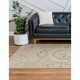 thumbnail image 4 of Rugs.com Eden Collection Rug – 4' x 6' Beige Medium Rug Perfect For Entryways, Kitchens, Breakfast Nooks, Accent Pieces, 4 of 9