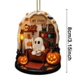 thumbnail image 3 of Clearance Sale! Large Flying Ghost Hanging Decoration 61 Inch, Flowing White Robe Halloween Prop for Porch Tree Indoor Outdoor, 3 of 5