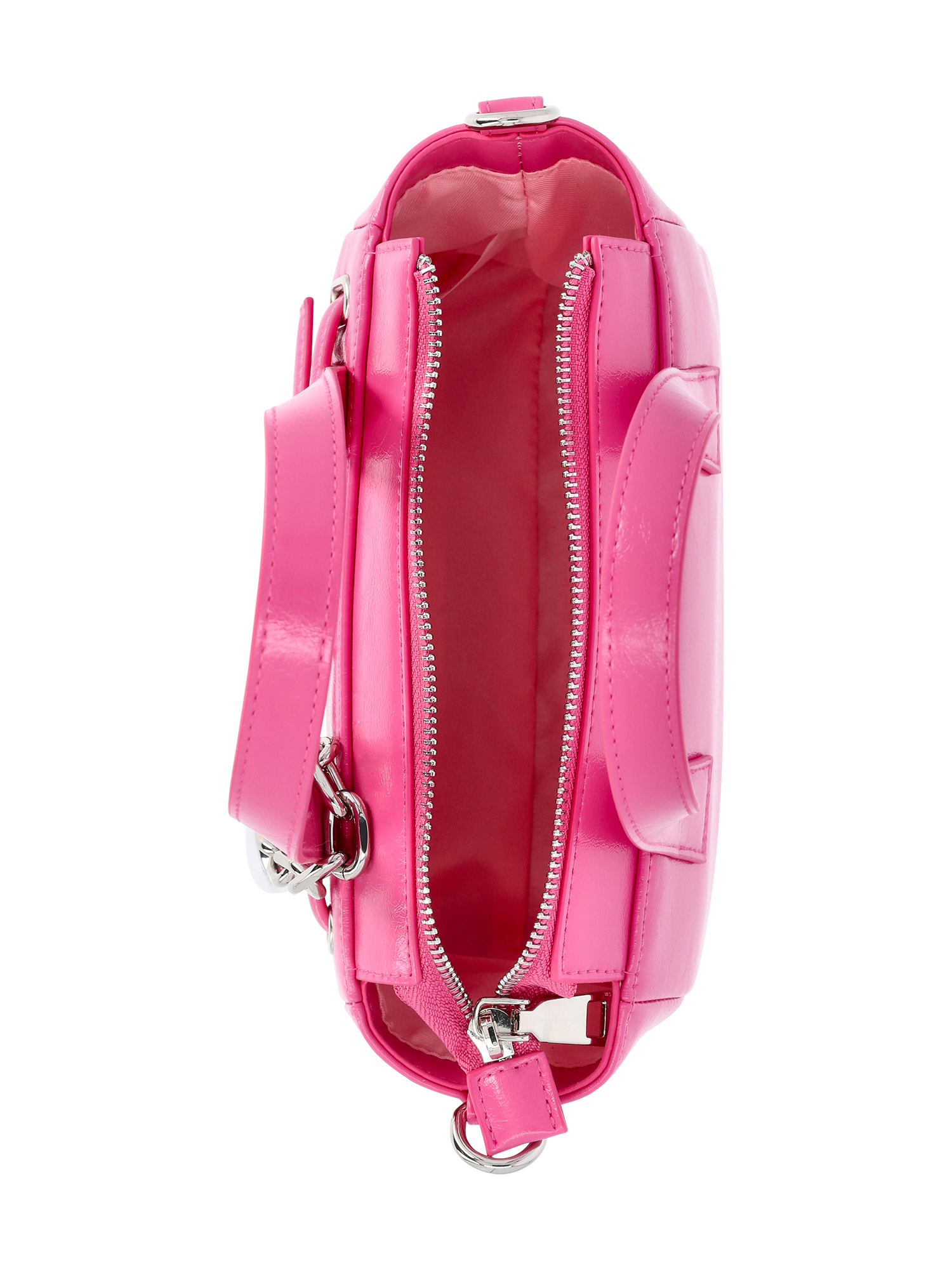 Madden NYC Women's Clip Belt Satchel, Pink