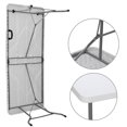 thumbnail image 5 of 6' Portable Folding Table Plastic Indoor Outdoor Picnic Party Camp Dining White, 5 of 12