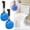 Blue, variant on CHENjy Toilet Tank Tablet Holder, Silicone Toilet Bracket, Hanging Toilet Tank Caddy, 2 Pack Adjustable Cleaning Tablet Storage Rack, Blue