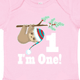 thumbnail image 4 of Inktastic First Birthday Sloth 1 Year Old Boys or Girls Baby Bodysuit, 4 of 5