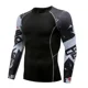 thumbnail image 5 of 2024pro Nueva camiseta de manga larga estampada para entrenamiento de baloncesto y carrera, transpirable, de secado rápido y ajustada para hombre, 5 of 5