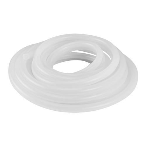 Soft 35A White Opaque High-Temperature Silicone Rubber for Air and Water Inner Diameter 1-3/8 Outer Diameter 1-1/2-10 ft 