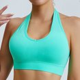 thumbnail image 4 of WJHWSX Womens Bras,Wireless Bras for Women,Shapermint Bra,Soft,Stretch Fabric,Solid,Nylon,Spandex,Mint Green,M, 4 of 5
