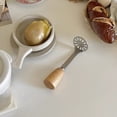 thumbnail image 1 of Triturador de papas de acero inoxidable para cocina doméstica | Herramienta multifunción para puré | Mango ergonómico de madera | Presiona uniformemente verduras y frutas | Apto para lavavajillas, 1 of 8
