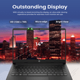 thumbnail image 4 of HP Stream 14" HD Laptop, Intel Celeron N4120, 8GB RAM, 288GB Storage(128GB eMMC+160GB Docking Station Set), Intel UHD Graphics, Webcam, 1 Year Office 365, Windows 11 S, Rose Gold, 4 of 9