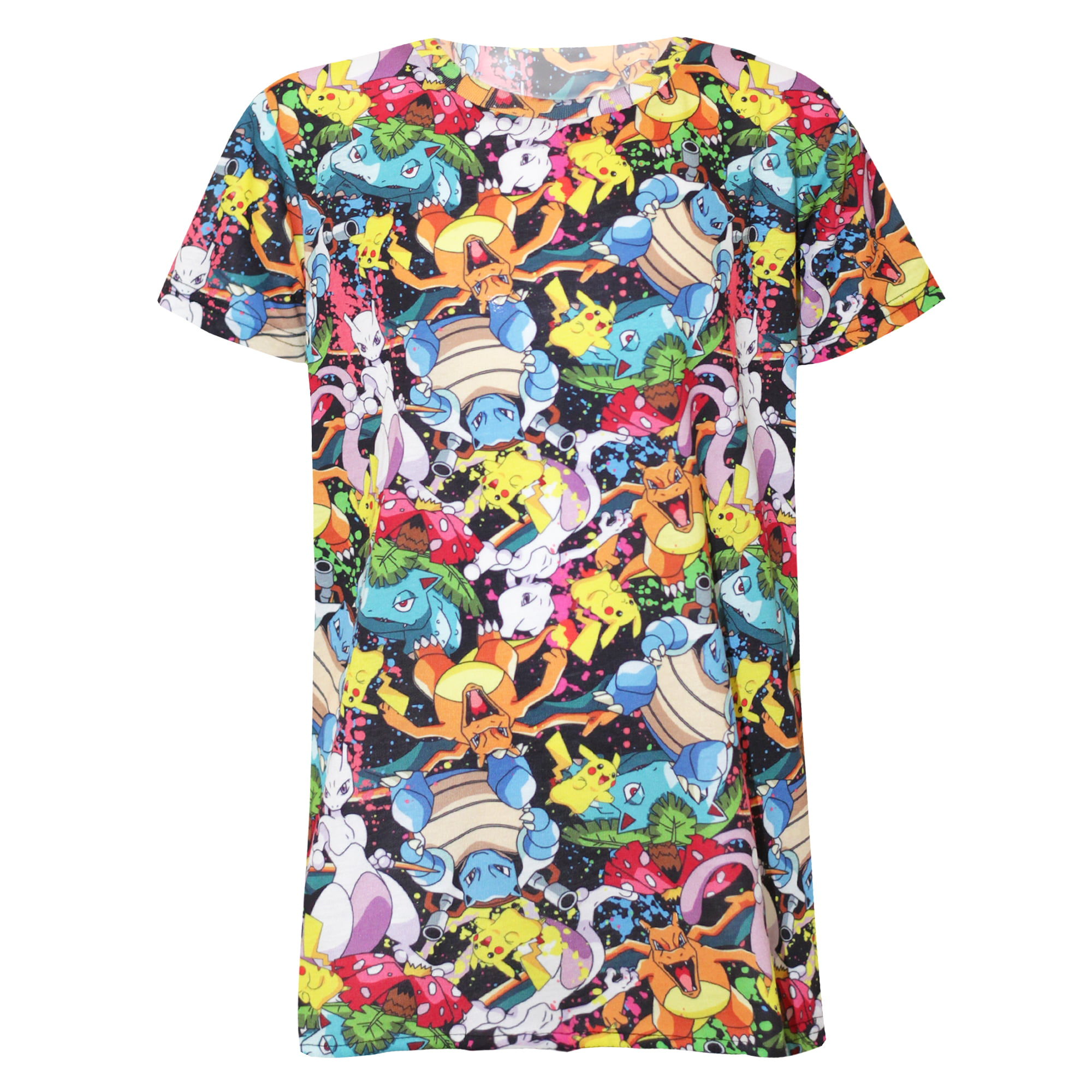 Pokemon Pokémon T-Shirt All Over Starting Characters Multicolor 