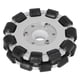 thumbnail image 5 of Reemplazo de ruedas omnidireccionales de rodillos de rodamiento de doble cinturón de aluminio de 127mm 14073, 5 of 10