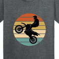 thumbnail image 4 of Inktastic Dirt Biking Motocross Retro Youth T-Shirt, 4 of 5