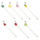 thumbnail image 3 of Toystoory Agitador Swizzle Mixing Stick Beber Varilla agitadora Mezclador Cabeza de fruta Barra de mango largo Herramienta para restaurante Café Type3 NO3, 3 of 6
