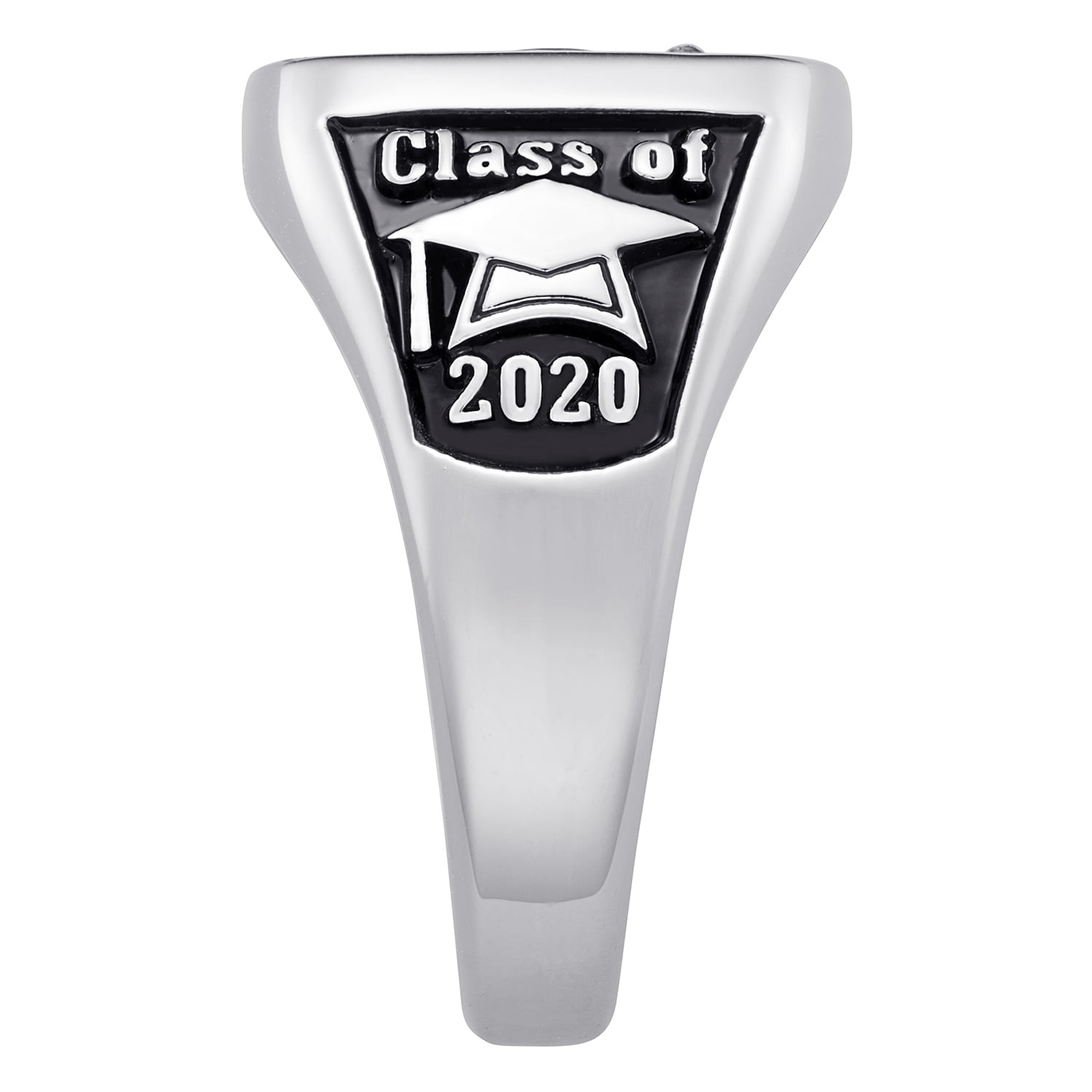 Order Now For Holiday Delivery, Freestyle Women's Crest Square Signet Ring, Personalized, High School or College Graduation