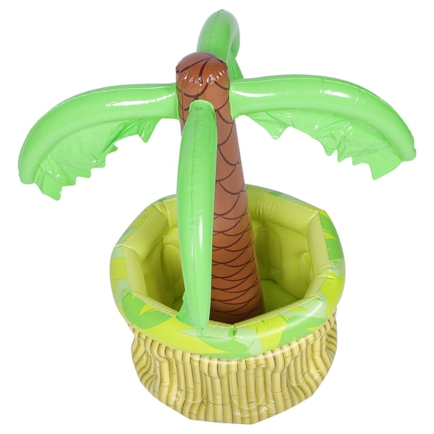 NET TOYS Palmier Gonflable Cocotier Glacière à Boisson Île des Palmiers Housse Isotherme Fête Décoration Hawaï