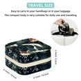thumbnail image 5 of Christmas Decorative Square Travel Portable Jewelry Display Box - Earring Organizer, Necklace and Bracelet Storage Case for Girls and Women, 5 of 6