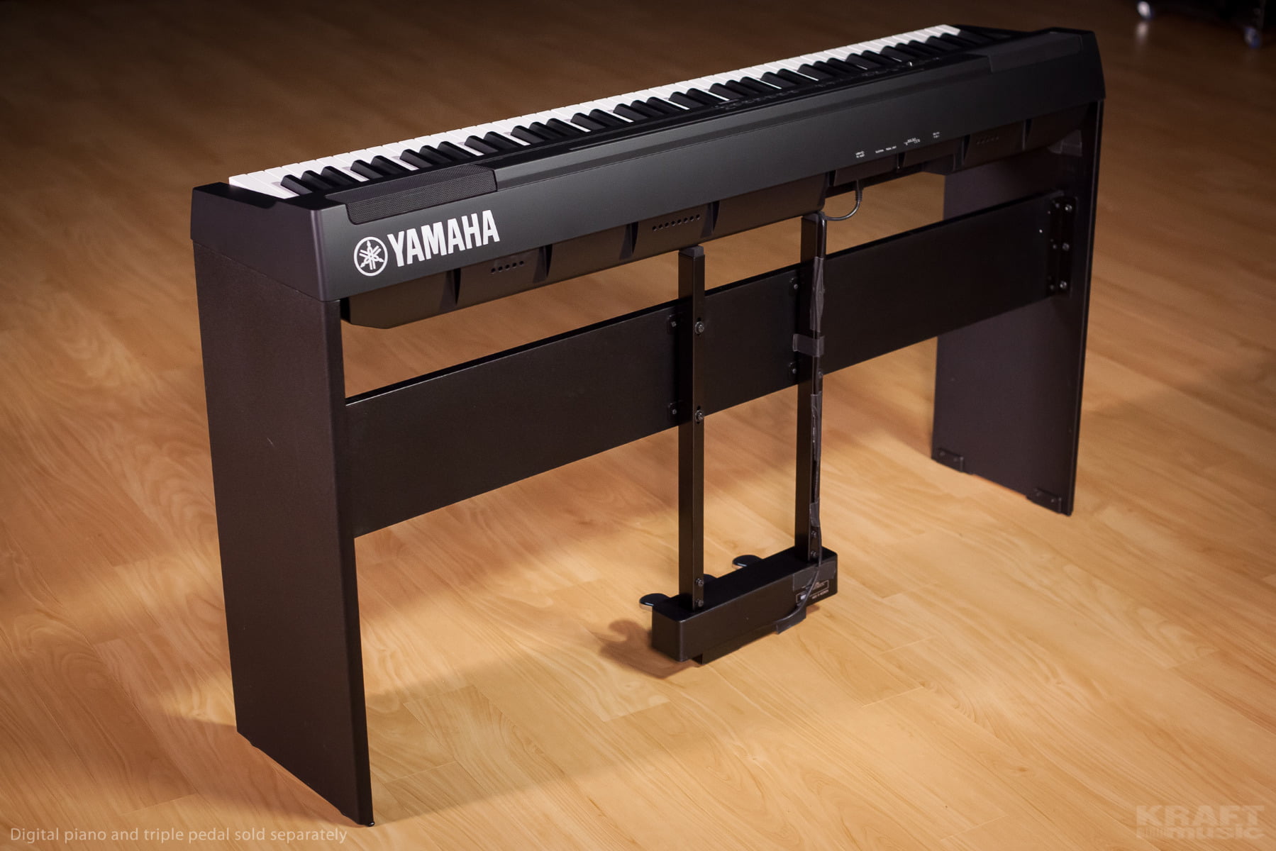 Pack Yamaha P225WH - Piano numérique compact - touché lourd + Stand en X +  banquette - 88 touches 