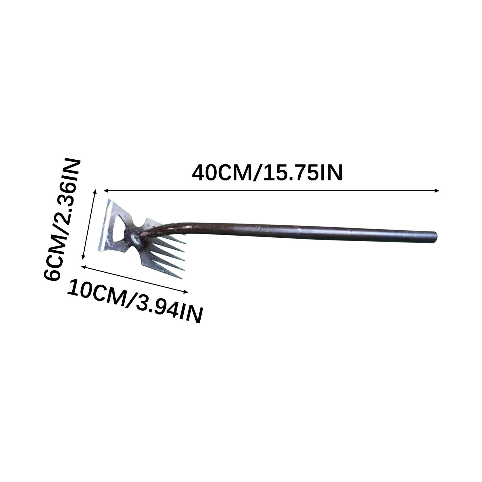 Yoziaaoa 4 pcs Weed Puller Dual Purpose Manganese Steel Weeding Artifact Uprooting Weeding Tools Gardening Long Handle Garden Tools for Gardening Weed Remover Tool for Backyard Farm Planting Yard