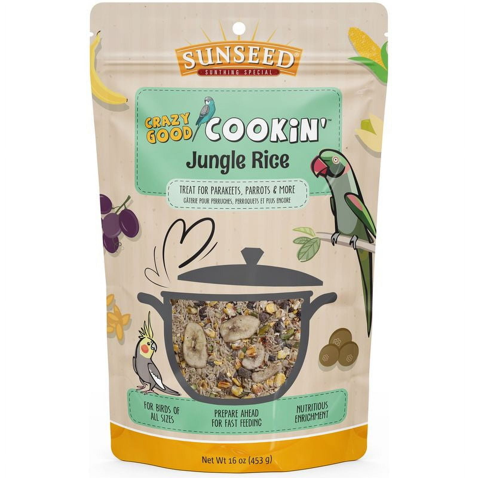 Sunseed® Sunseed Crazy Good Cookin' Jungle Rice for Birds 16 Oz