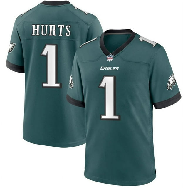 Feicheng Eagles 1#Hearts Midnight Green New Player Name Classic Commemorative Star Collection Embroidered Version Jersey-XXXL