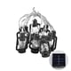 thumbnail image 2 of Guirnalda de Luces Led Solares | Luces Cilíndricas Blancas de 4,8 M para Interiores y Exteriores | Decoración Navideña para Habitaciones, Jardines y Patios, 2 of 7