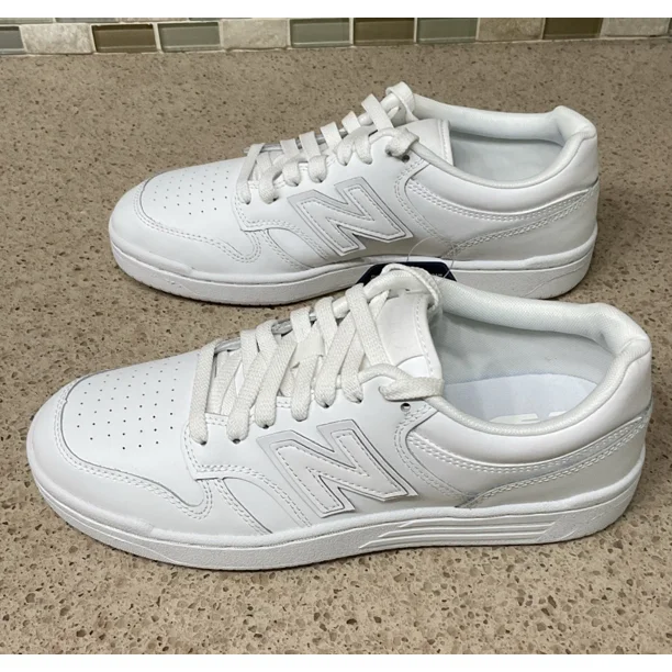 New Balance 480 NWOB Mens White Classic Size 8 D Leather BB480L3W NEW