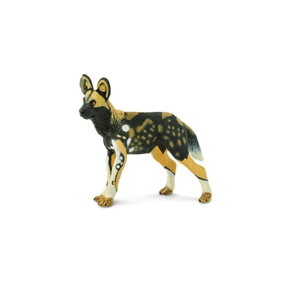 Safari Ltd. African Wild Dog Figurine - Lifelike 3.5" Model Figure - Educational Toy for Boys, Girls, and Kids Ages 3