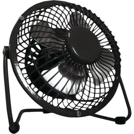 Optimus F-4040 4-In. Personal Metal Fan, F-4040BK