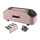 thumbnail image 2 of Organizador de respaldo de asiento de coche, caja de pañuelos con portavasos, fácil instalación, práctico, organizador de pañuelos para coche para Rosa, 2 of 7