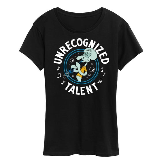 SpongeBob SquarePants - Unrecognized Talent - Women's Short Sleeve Graphic T-Shirt