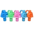 thumbnail image 4 of 3 piezas de soporte para bolígrafos de escritura para niños, los niños aprenden y practican el corrector de postura de sujeción de lápiz asistido por gel de sílice para estudiantes, 4 of 5