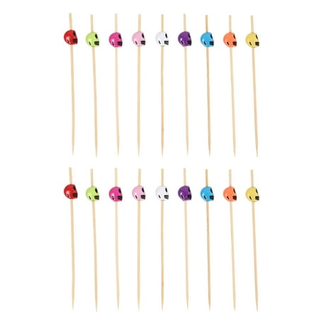 

Hemoton Picks Cocktailsticksfruittoothpicks Skewers Appetizer Pick Drinksnack Topper Cupcake Sandwich Forks Martini Dessert