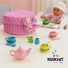 KidKraft Lil' Doll Tea Set With Pink Basket