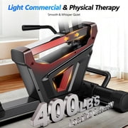 LNOW Recumbent Exercise Bike for Home,Light Commercial High-end Recumbent Bike with Arm Exerciser,Bluetooth App,Heart Rate, Low-Impact Cardio & Physical Therapy
