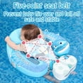 thumbnail image 4 of Flota de natación para bebés HECCEI Mambobaby, no inflable, con toldo, 4 of 7