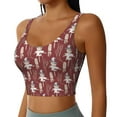 thumbnail image 2 of Balery Autumn Scarecrow Harvest Joy Sujetadores deportivos con espalda cruzada para mujer, acolchados, sin costuras, de alto impacto, ideales para yoga, gimnasio, entrenamiento y fitness.-Medium, 2 of 8