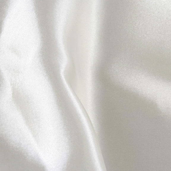 Efavormart 12" x 10 Yards Satin Fabric Party DIY Craft For Wedding Birthday Party Dance Banquet Event Decoration Supplies - Ivory