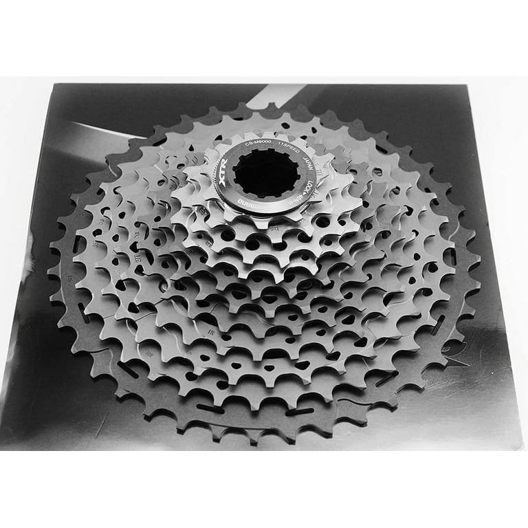 Shimano XTR CS-M9000 11-Speed Bike Parts Cassette with Shimano XTR CS-M9000 11-Speed Bike Parts Cassette with