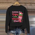 thumbnail image 2 of WEAIXIMIUNG Sweatshirt Dressy Women's Casual Light String Letter Large Print Sweatshirt Long Sleeve Sweatshirt, 2 of 4