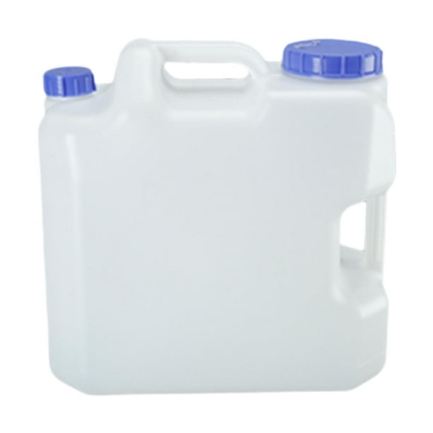 Contenedor de almacenamiento de agua con tapa y asa, tanque de agua reutilizable con gran capacidad, dispensador de bebidas para automóvil, RV, mochil 20 litros