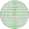 thumbnail image 2 of Addison Rugs Dream Shag Premium Machine Washable Transitional Ribbons Green Round Rug, 8' x 8', 2 of 8