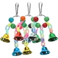 thumbnail image 3 of 3Pcs Parrot Bell Toys Delicate Hanging Bell Pendants Parrot Metal Bell Decors Parrot Accessory, 3 of 8