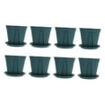 thumbnail image 5 of Uonlytech Green Plastic Planting Containers for Home Gardening with Good Drainage 8Sets, 5 of 8
