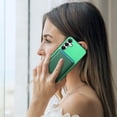 thumbnail image 6 of Allytech 2 in 1 Detachable Wallet Case for Samsung Galaxy A24 4G, [Thin & Light] [Compatible with MagSafe] Luxury PU Leather Card Holder Soft Bumper Shockproof Anti-Scratch Magnetic Case, Green, 6 of 11